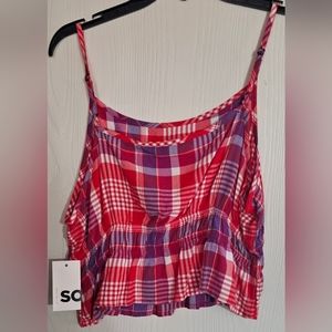 Womens Crop Tank Top